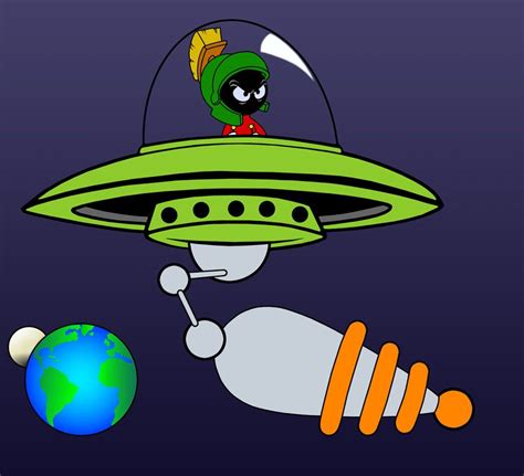 marvin the martian's spaceship